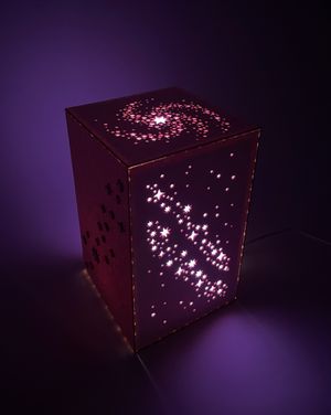 Laser-Cut Lamp