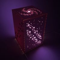 Laser-Cut Lamp